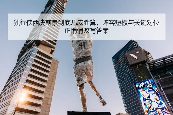 独行侠西决前景到底几成胜算，阵容短板与关键对位正悄悄改写答案